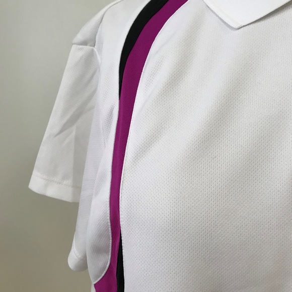 EP PRO TOUR TECH White Collared Polo SZ XL - Picture 4 of 5